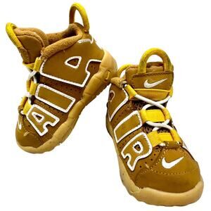 Nike Air More Uptempo (TD) 'Wheat' Kids' Shoes Sneakers DQ4715-700 Size‎ 5 C